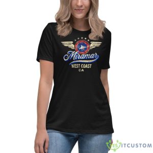 Top Gun Miramar California Military AircrafShirt - Women's Relaxed Short Sleeve Jersey Tee