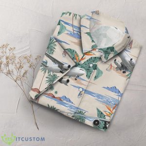 Tropical Beach Airplane Hawaii Shirt Product Photo 5