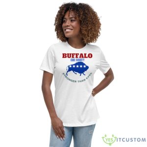 Troubleart Buffalo Usa Blizzard Of The Century Shirt - Women's Relaxed Short Sleeve Jersey Tee