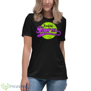 Try Slurm Distressed Design The Futurama Shirt 11 Try Slurm Distressed Design The Futurama Shirt - Women's Relaxed Short Sleeve Jersey Tee