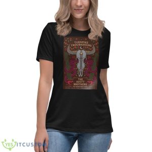 Turnpike Troubadours Dallas 2023 And The Avett Brothers Feb 25th 2023 American Airlines Shirt - Women's Relaxed Short Sleeve Jersey Tee