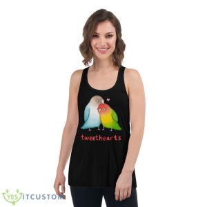 Tweethearts Parrot Shirt - Women's Flowy Racerback Tank