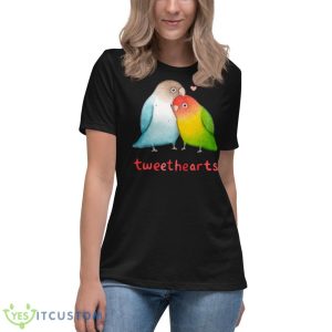 Tweethearts Parrot Shirt - Women's Relaxed Short Sleeve Jersey Tee