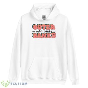 Typography Outer Banks Retro Style Shirt 7 Typography Outer Banks Retro Style Shirt - Unisex Heavy Blend Hooded Sweatshirt