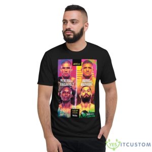 Ufc 287 Miami Official Pereira Vs Adesanya 2 Masvidal Vs Burns Shirt - Short Sleeve T-Shirt