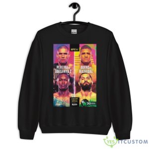 Ufc 287 Miami Official Pereira Vs Adesanya 2 Masvidal Vs Burns Shirt - Unisex Crewneck Sweatshirt