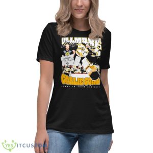 Ullmark Linus Goalie Goal First In Team History Shirt - Women's Relaxed Short Sleeve Jersey Tee