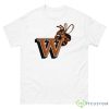 Waynesburg Yellowjackets Bee Shirt - 500 Men’s Classic Tee Gildan