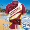 Arizona Cardinals Hawaiian Shirt Big Logo Short Sleeve Product Photo 1