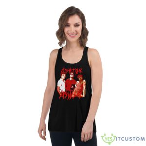 Ashton Irwin Shirt 10 Ashton Irwin Shirt - Women's Flowy Racerback Tank