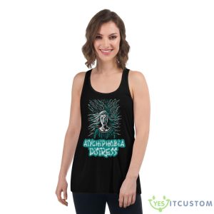 Atychiphobia Distress Horror Shirt - Women's Flowy Racerback Tank