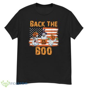 Back The Boo American Flag Costume Halloween T-Shirt Product Photo 1