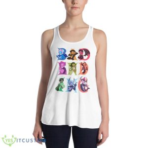Bad Ending Friends Complete Set The Owl House Golden Guard White T Shirts - 8800 Women's Flowy Racerback Tank