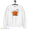 Bat And Big Pumpkin Halloween T-Shirt Product Photo 1
