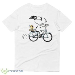 Bicycle Peanuts Snoopy Woodstock White T Shirts 10 Bicycle Peanuts Snoopy Woodstock White T Shirts - 980 Lightweight Fashion Short Sleeve T-Shirt