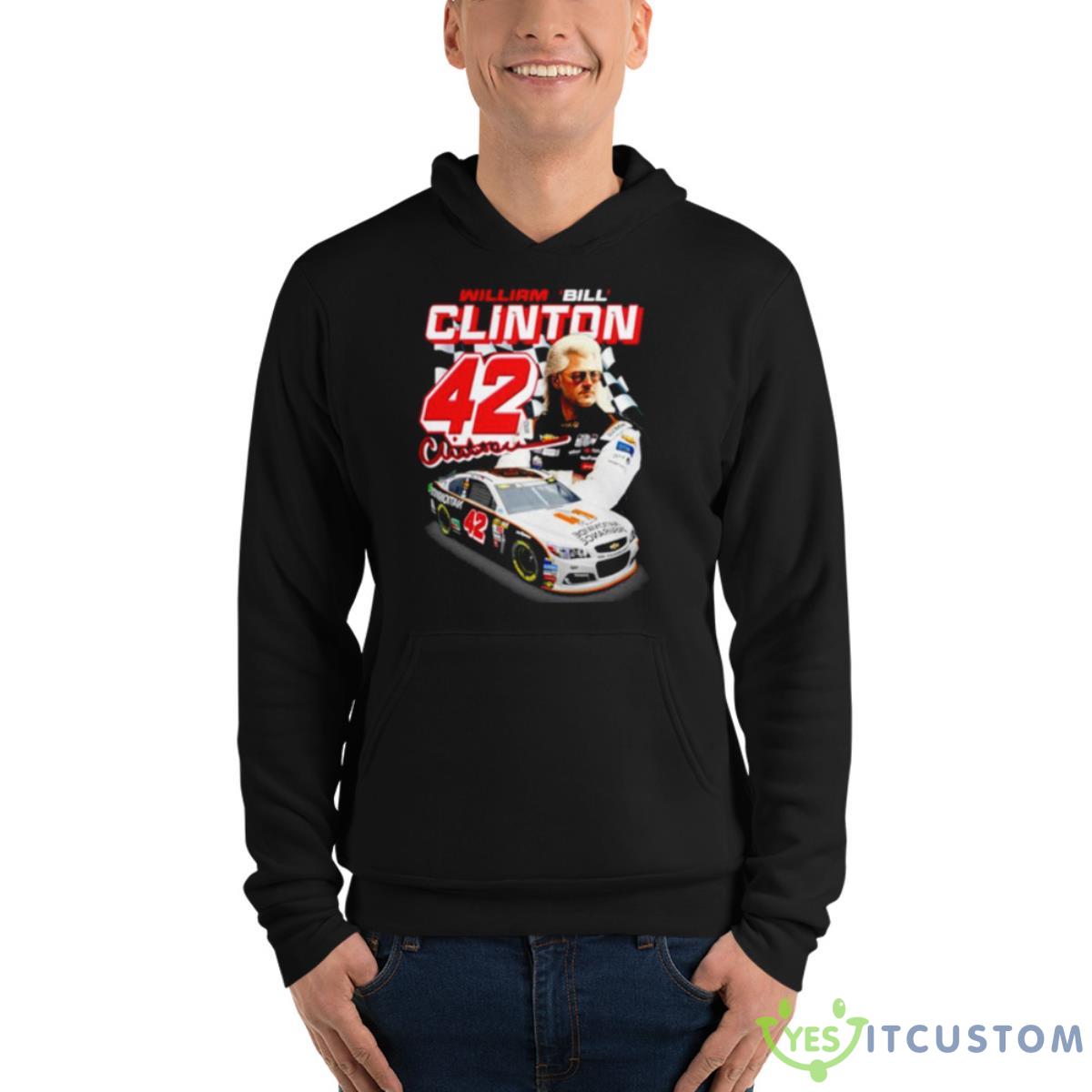 Bill Clinton #42 Signature Shirt 4 Bill Clinton #42 Signature Shirt - Unisex Fleece Pullover Hoodie