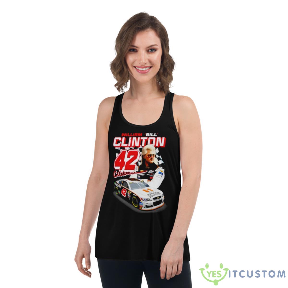 Bill Clinton #42 Signature Shirt 5 Bill Clinton #42 Signature Shirt - Women's Flowy Racerback Tank