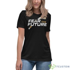Boston Bruins Fear The Future 2023 Shirt - Women's Relaxed Short Sleeve Jersey Tee