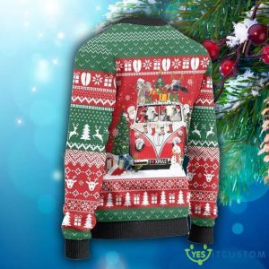 Brahman Cattle Lovers Christmas Van All Over Print Sweater - Brahman Cattle Lovers Christmas Van All Over Print Sweater_3