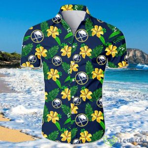 Buffalo Sabres Hawaiian Shirt Floral For Men And Women Product Photo 1
