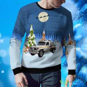 Bush Fire Service Light Tanker Ugly Sweater Christmas - Bush Fire Service Light Tanker Ugly Sweater_2