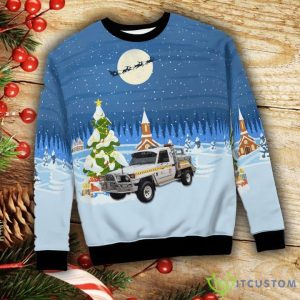 Bush Fire Service Light Tanker Ugly Sweater Christmas - Bush Fire Service Light Tanker Ugly Sweater_4