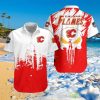 Calgary Flames Shirts Button-Down Short Sleeve Product Photo 1