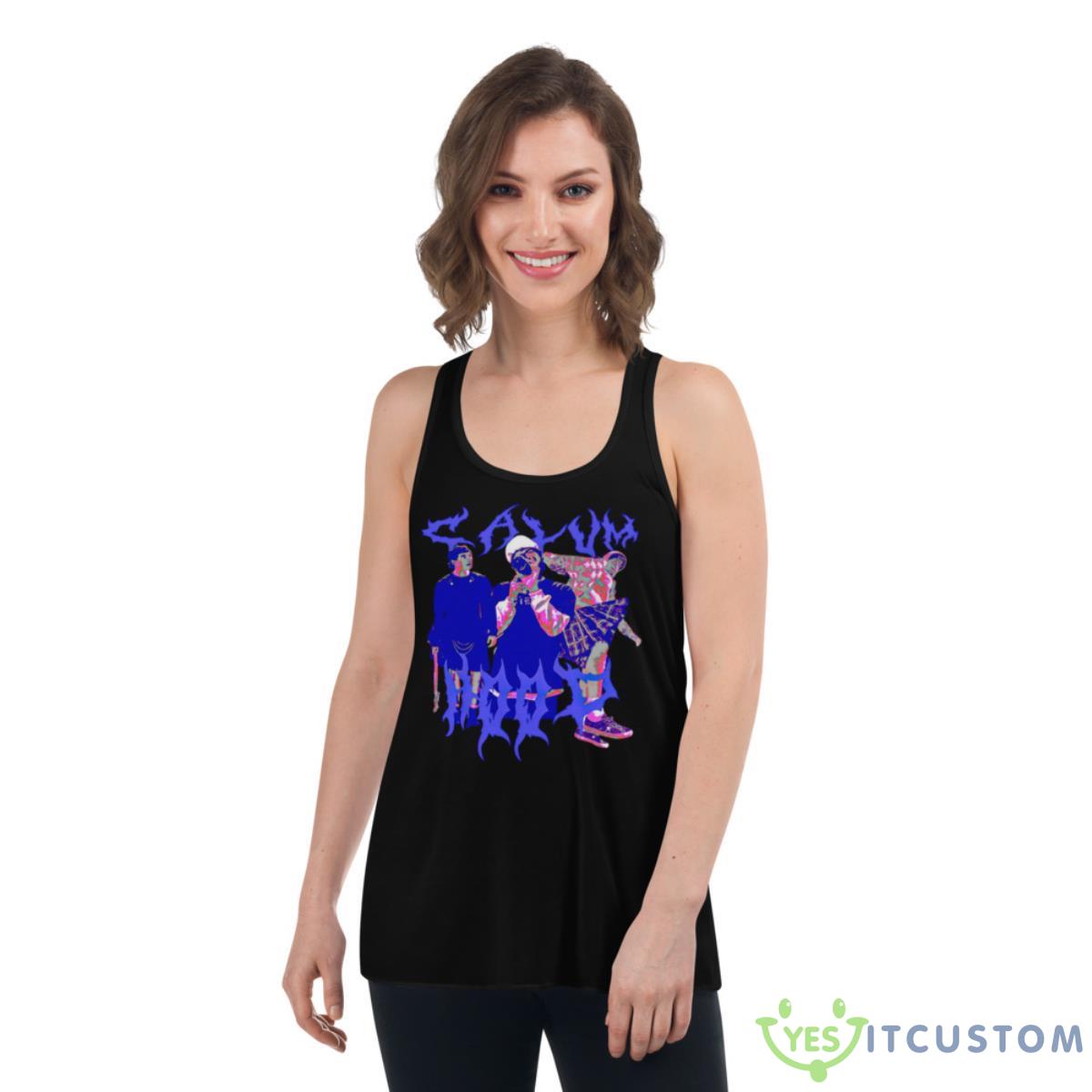 Calum Hood Shirt 5 Calum Hood Shirt - Women's Flowy Racerback Tank