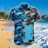 Carolina Panthers Hawaiian Shirt Palm Tree Pattern Product Photo 1