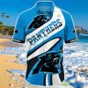 Carolina Panthers Hawaiian Shirt Short Sleeve Big Logo Product Photo 1