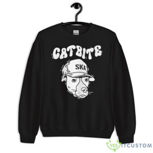 Catbite Ska Nacho Puffy Ink Shirt - Unisex Crewneck Sweatshirt