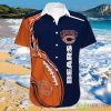 Chicago Bears NFL Hawaiian Shirt Fireball Button Short Sleeve Product Photo 1