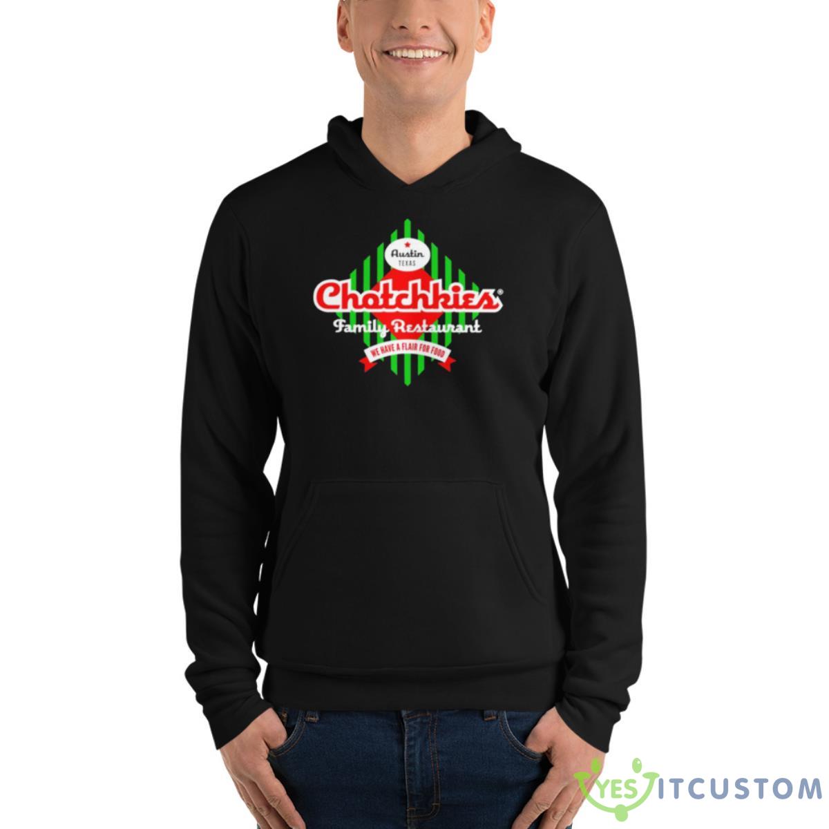 Chotchkie’s Family Restaurant Shirt 13 Chotchkie’s Family Restaurant Shirt - Unisex Fleece Pullover Hoodie