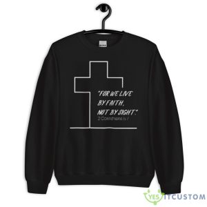 Christian Faith Cross Religious Shirt - Unisex Crewneck Sweatshirt