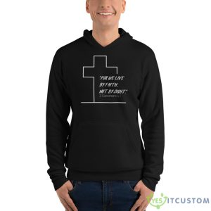 Christian Faith Cross Religious Shirt - Unisex Fleece Pullover Hoodie