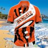 Cincinnati Bengals Hawaiian Shirt Short Sleeve Big Logo Product Photo 1