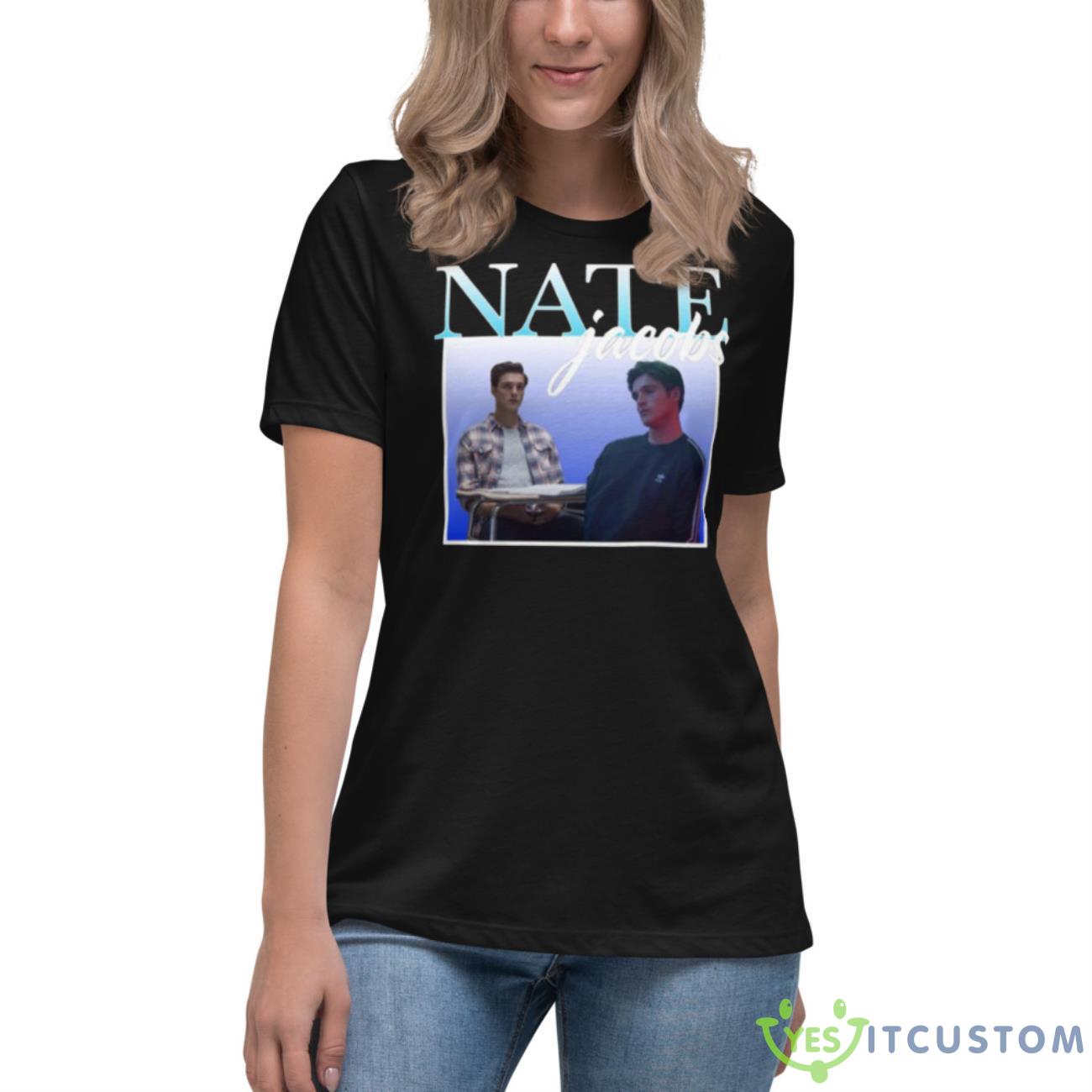 Collage Design Nate Jacob Elordi Shirt 6 Collage Design Nate Jacob Elordi Shirt - Women's Relaxed Short Sleeve Jersey Tee