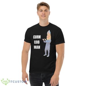corn Cob Man Design Funny T Shirt - Men’s Classic Tee Gildan 5000