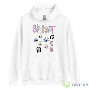 Cute Slipknot Character Cartoon Shirt - Unisex Heavy Blend Hooded Sweatshirt