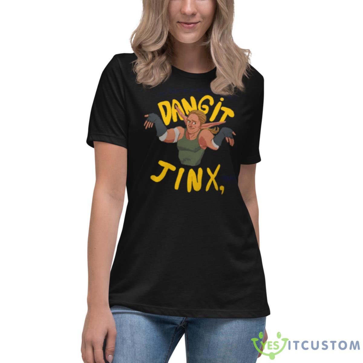 Dangit Jinx Jak And Daxter Shirt 6 Dangit Jinx Jak And Daxter Shirt - Women's Relaxed Short Sleeve Jersey Tee
