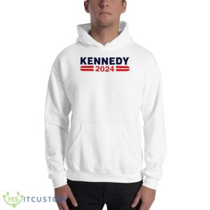 David Weigel Kennedy 2024 White T Shirts - 18500 Unisex Heavy Blend Hooded Sweatshirt