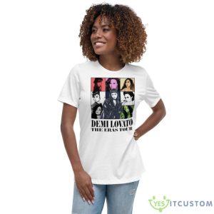 Demi Lovato The Eras Tour Shirt - Women's Relaxed Short Sleeve Jersey Tee