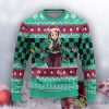 Demon Slayer Tanjiro Kamado Anime Ugly Christmas Sweater Xmas Gift - Demon Slayer Tanjiro Kamado Anime Ugly Christmas Sweater Xmas Gift_1