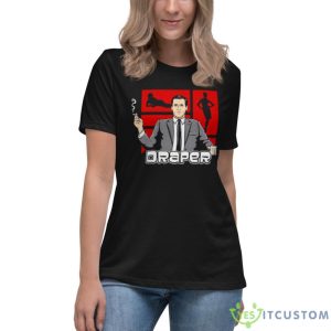 Draper Scene Mad Men Tv Show Shirt 11 Draper Scene Mad Men Tv Show Shirt - Women's Relaxed Short Sleeve Jersey Tee