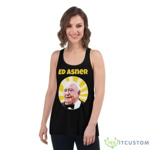 Ed Asner The Legend Actor Shirt - Women's Flowy Racerback Tank