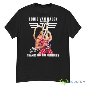 Eddie Van Halen 1955 2020 Memories Signature Shirt - G500 Men’s Classic T-Shirt