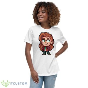 Elliot Pixel Stardew Valley White T Shirts - 6400 Women's Relaxed Short Sleeve Jersey Tee