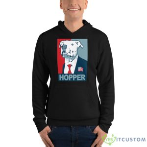 Feel The Hopper Red White And Hopper T Shirts For Men and Women - 3719 Unisex Fleece Pullover Hoodie