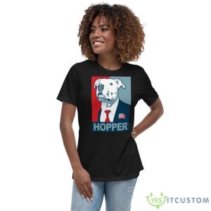 Feel The Hopper Red White And Hopper T Shirts For Men and Women - 6400 Women_s Relaxed Short Sleeve Jersey Tee