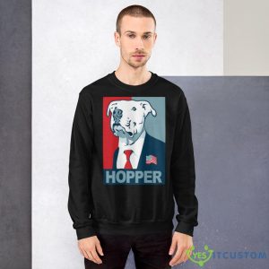 Feel The Hopper Red White And Hopper T Shirts For Men and Women - 18000 Unisex Heavy Blend Crewneck Sweatshirt